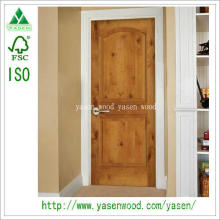 Commerical 2 Panel Knotty Alder Деревянная дверь